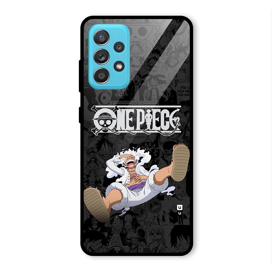 One Piece Manga Laughing Glass Back Case for Galaxy A52s 5G