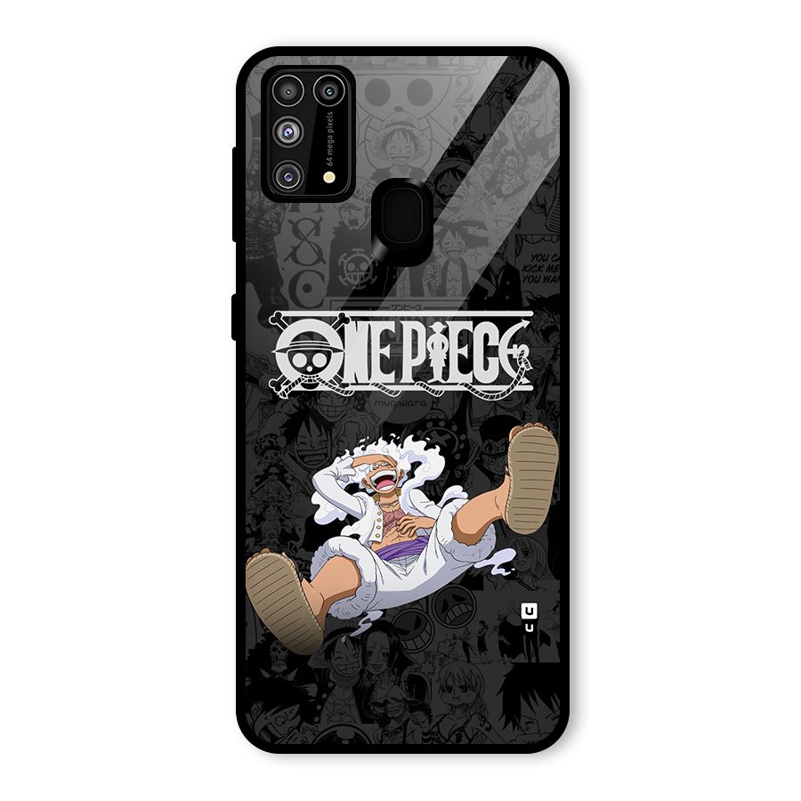 One Piece Manga Laughing Glass Back Case for Galaxy F41