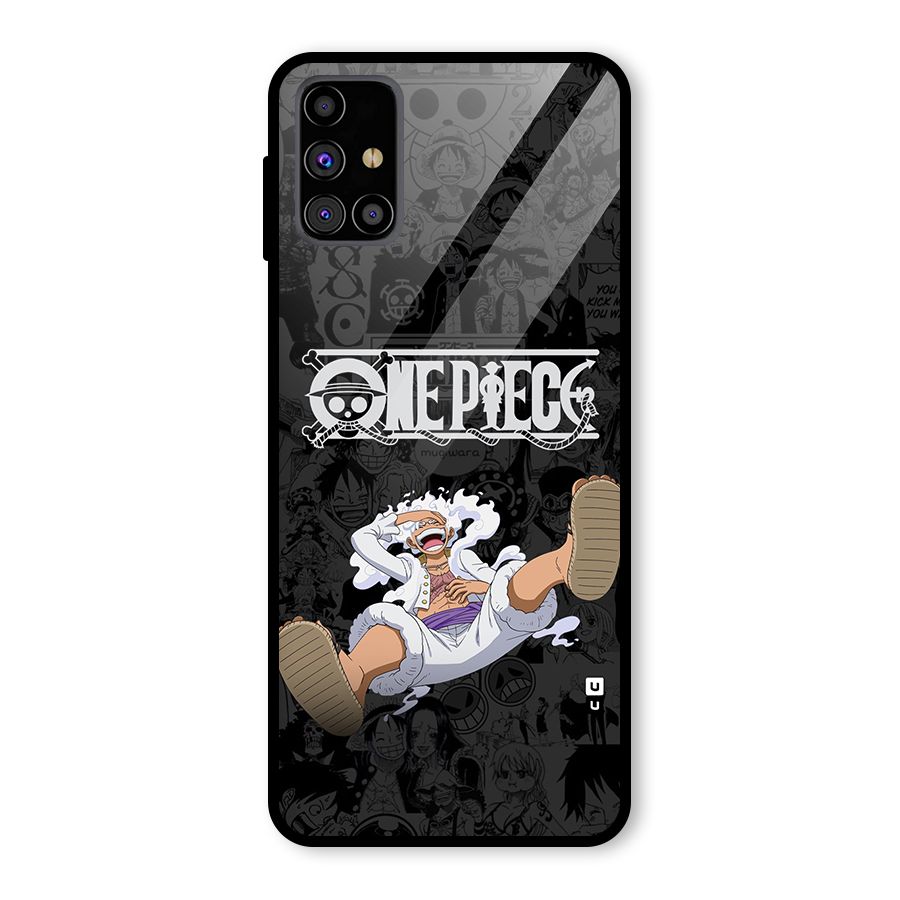 One Piece Manga Laughing Glass Back Case for Galaxy M31s