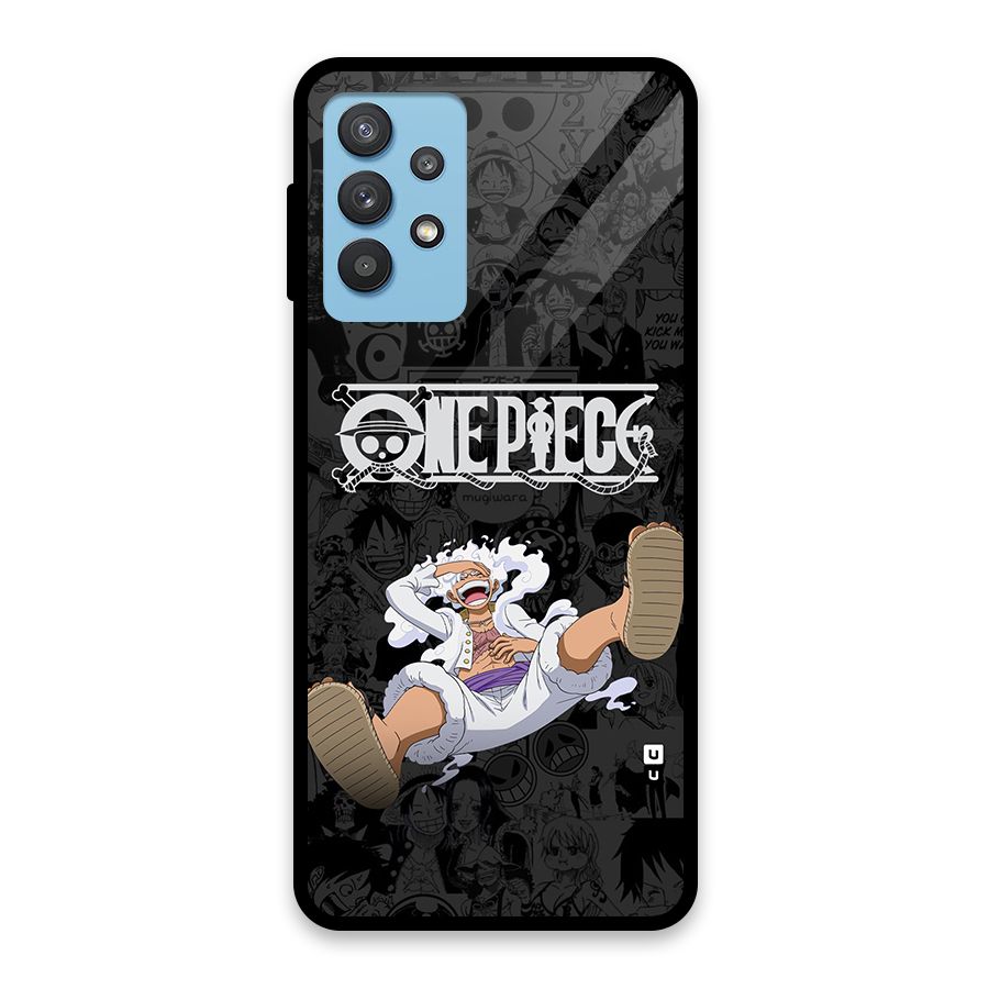 One Piece Manga Laughing Glass Back Case for Galaxy M32 5G