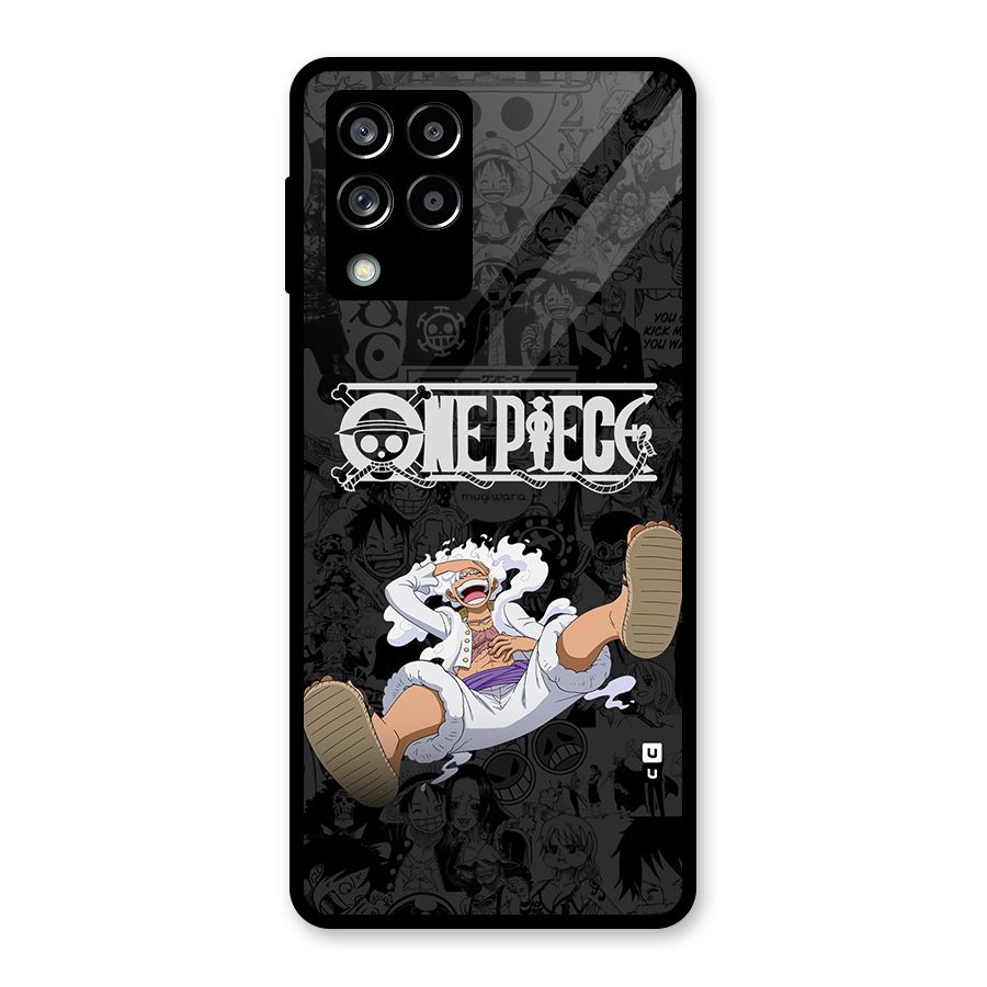 One Piece Manga Laughing Glass Back Case for Galaxy M53 5G