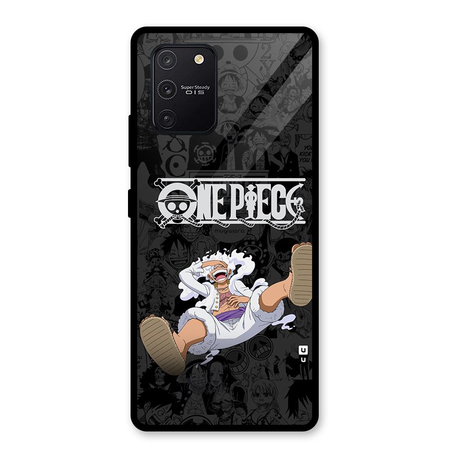 One Piece Manga Laughing Glass Back Case for Galaxy S10 Lite