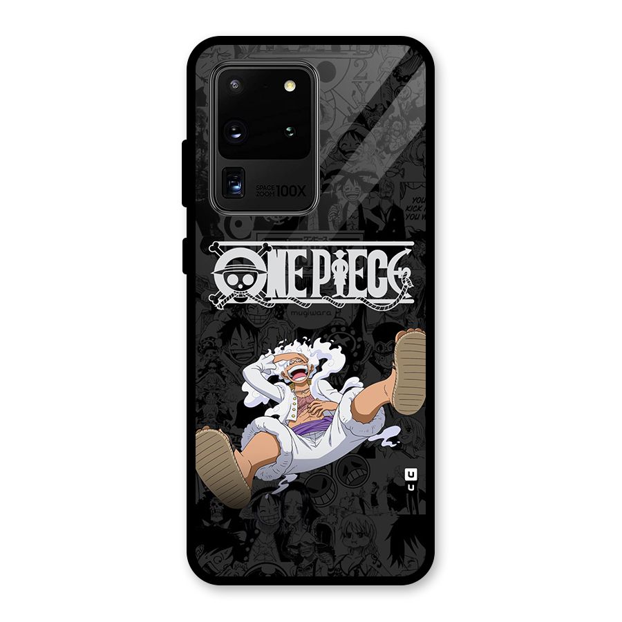One Piece Manga Laughing Glass Back Case for Galaxy S20 Ultra
