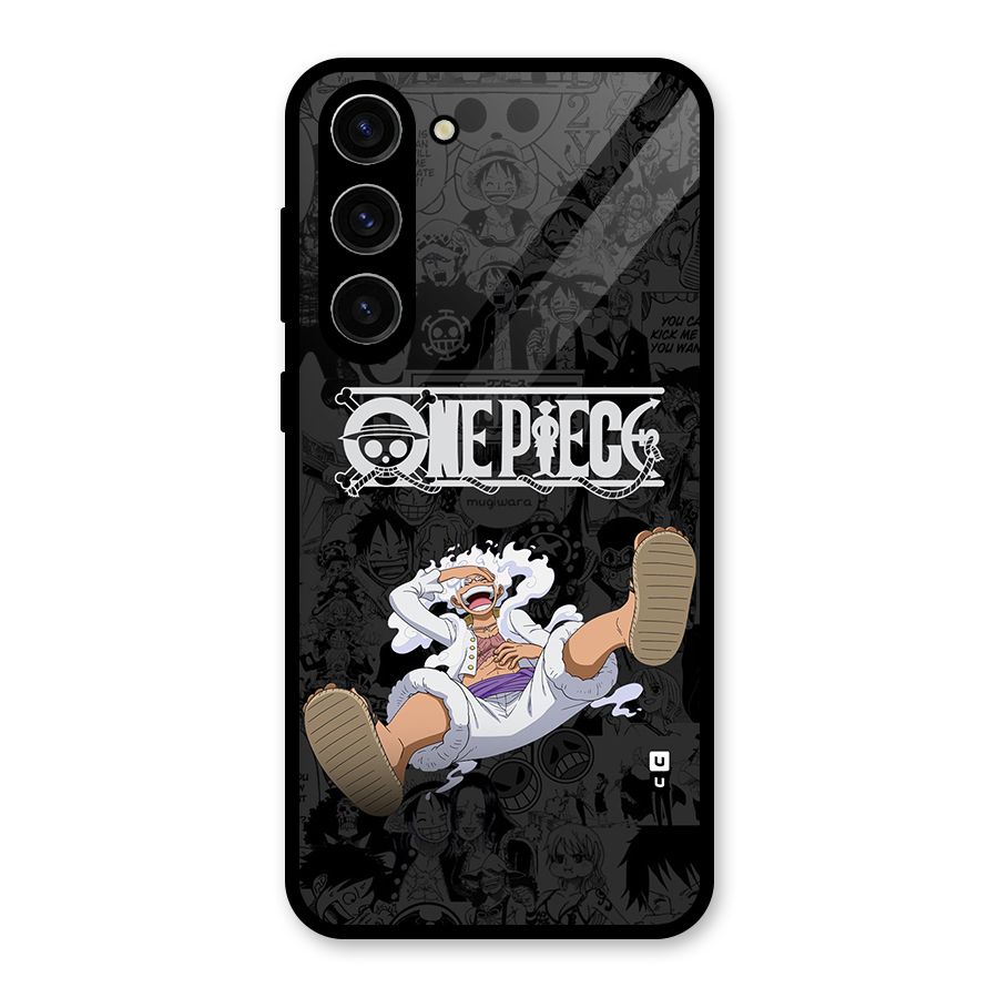 One Piece Manga Laughing Glass Back Case for Galaxy S23 Plus