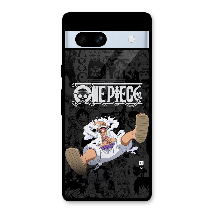 One Piece Manga Laughing Glass Back Case for Google Pixel 7a