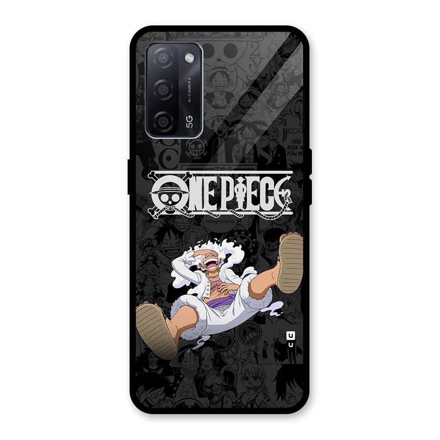 One Piece Manga Laughing Glass Back Case for Oppo A53s 5G