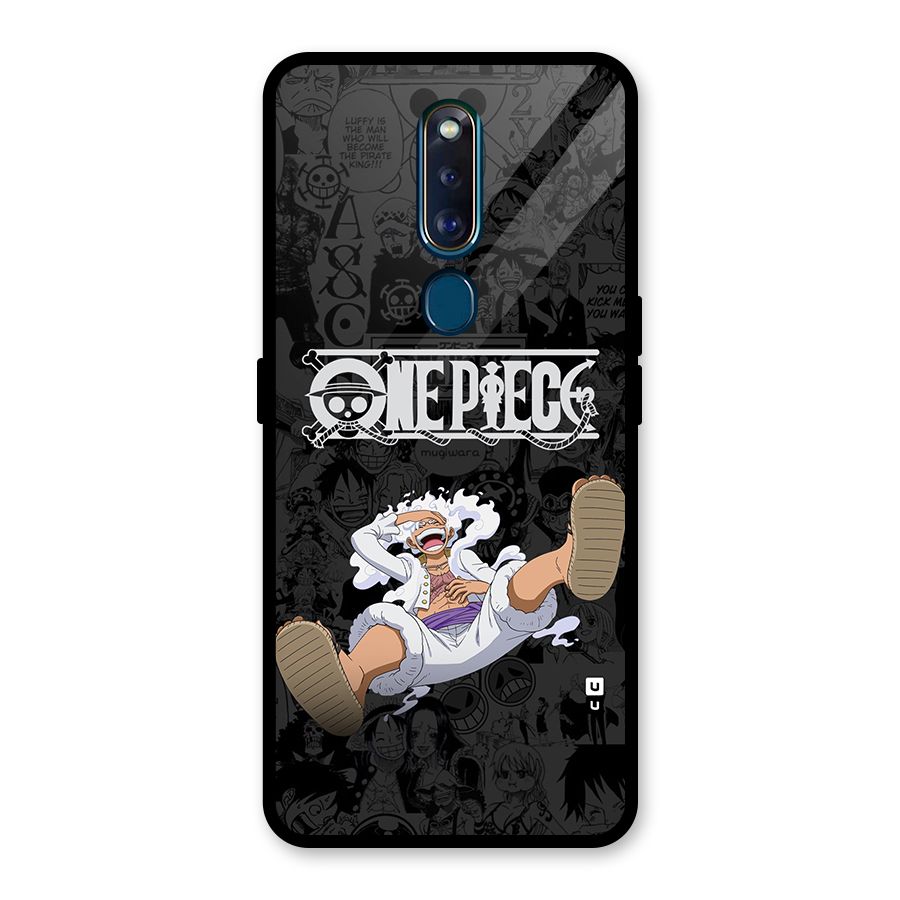 One Piece Manga Laughing Glass Back Case for Oppo F11 Pro