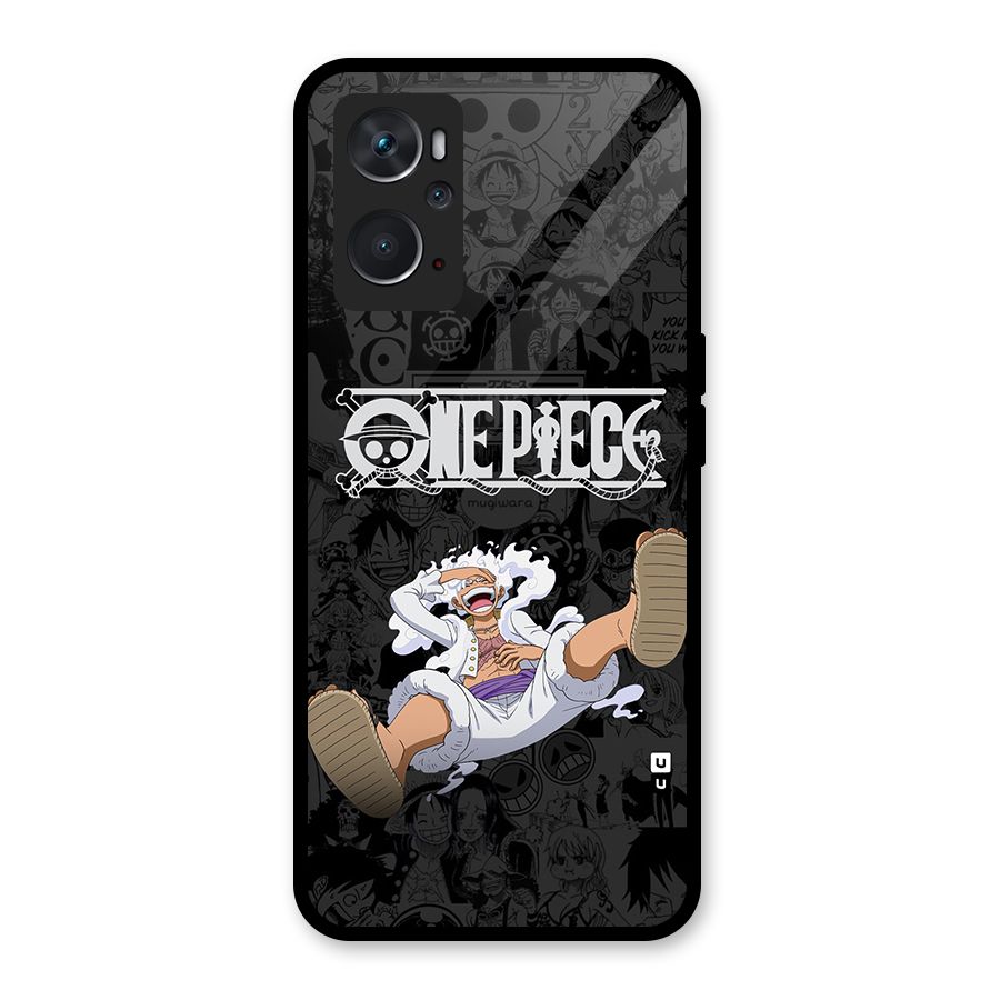 One Piece Manga Laughing Glass Back Case for Oppo K10 4G