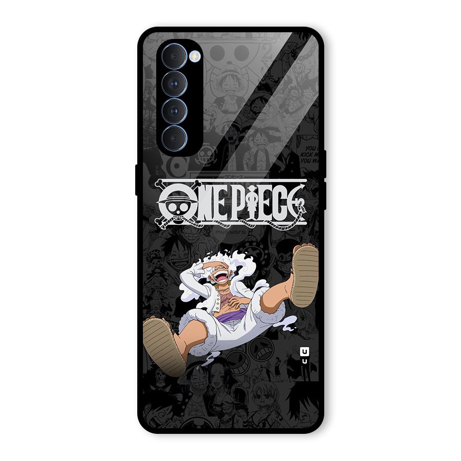 One Piece Manga Laughing Glass Back Case for Oppo Reno4 Pro