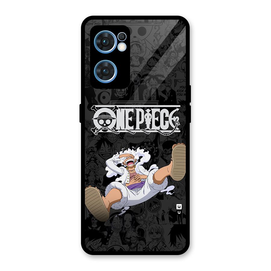 One Piece Manga Laughing Glass Back Case for Oppo Reno7 5G