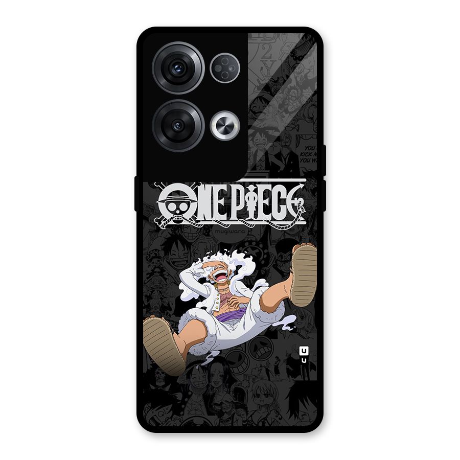 One Piece Manga Laughing Glass Back Case for Oppo Reno8 Pro 5G
