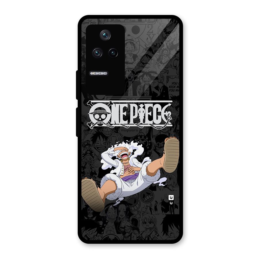 One Piece Manga Laughing Glass Back Case for Poco F4 5G