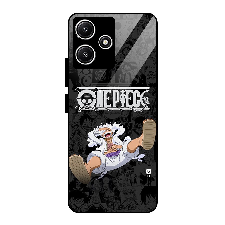One Piece Manga Laughing Glass Back Case for Poco M6 Pro