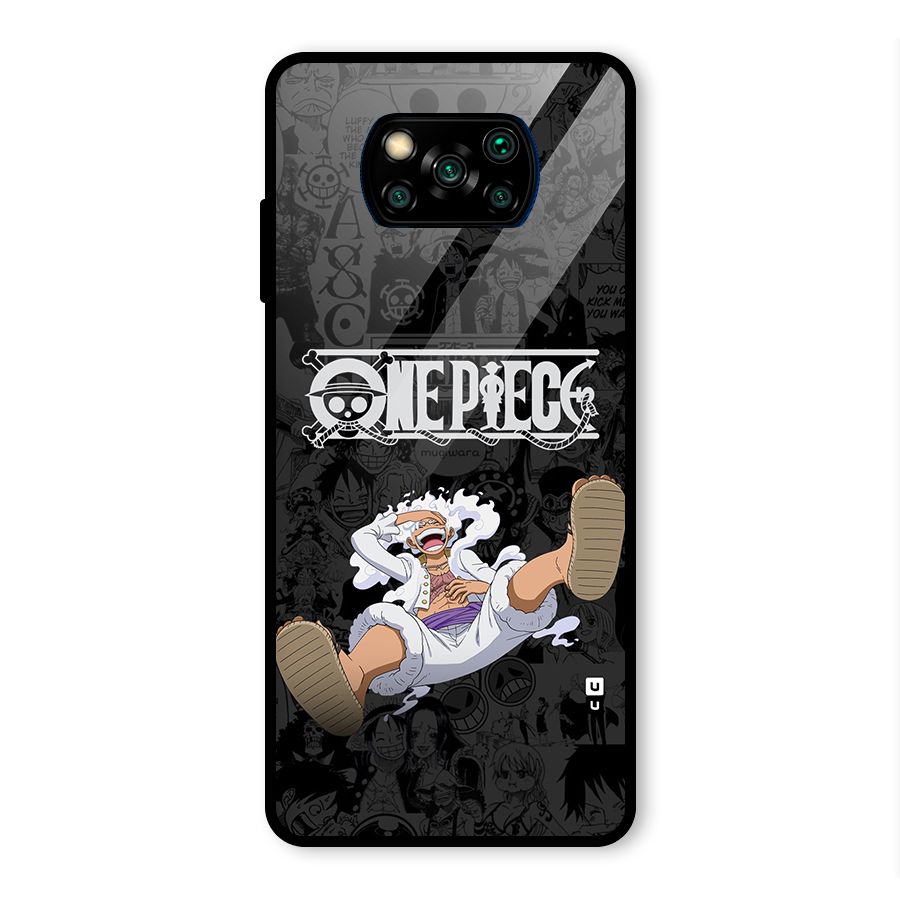 One Piece Manga Laughing Glass Back Case for Poco X3 Pro