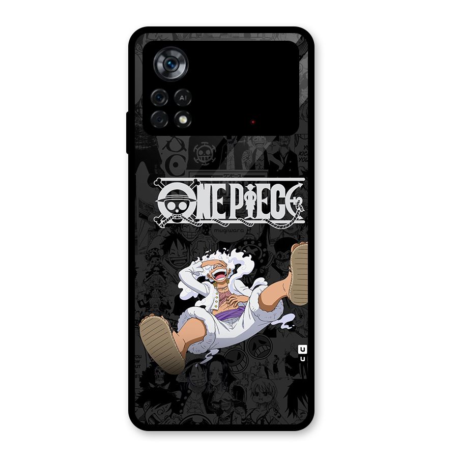 One Piece Manga Laughing Glass Back Case for Poco X4 Pro 5G