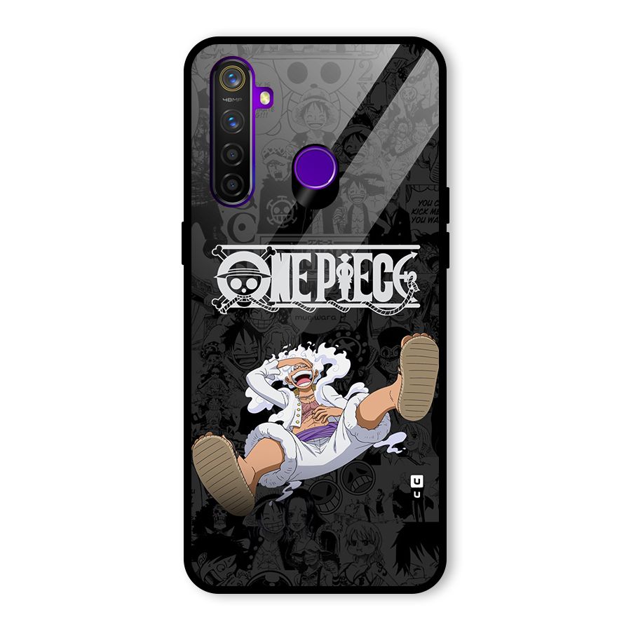 One Piece Manga Laughing Glass Back Case for Realme 5 Pro