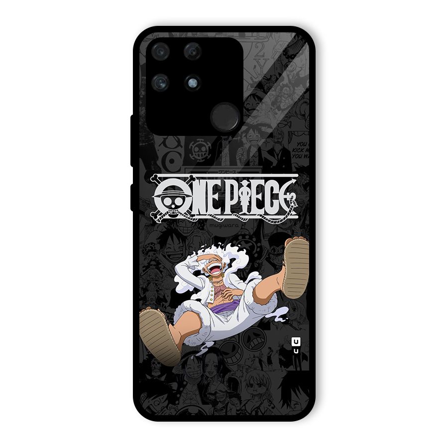 One Piece Manga Laughing Glass Back Case for Realme Narzo 50A
