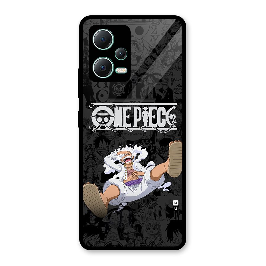 One Piece Manga Laughing Glass Back Case for Redmi Note 12 5G
