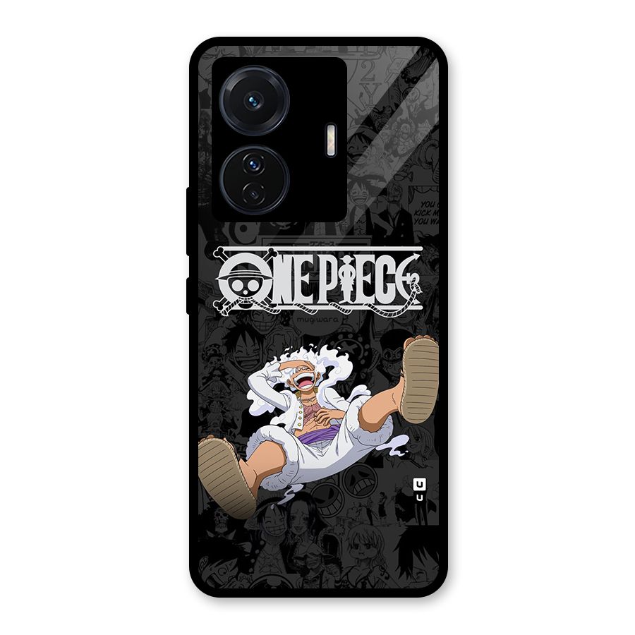 One Piece Manga Laughing Glass Back Case for Vivo T1 Pro
