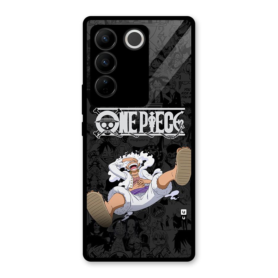 One Piece Manga Laughing Glass Back Case for Vivo V27 Pro