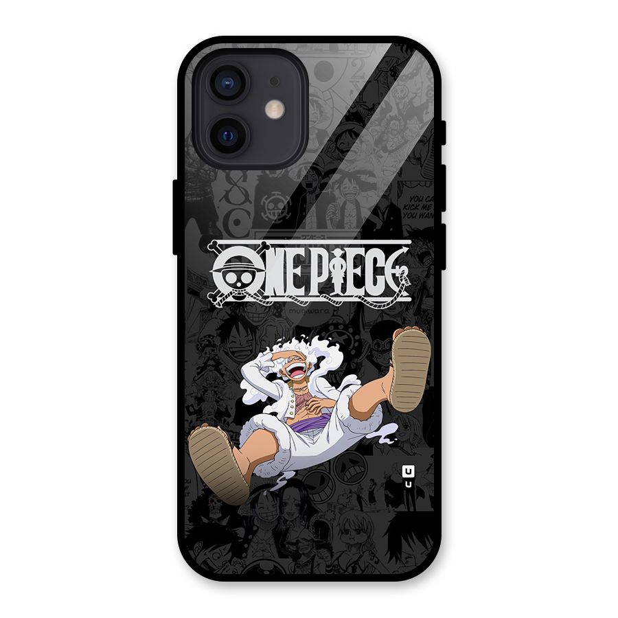 One Piece Manga Laughing Glass Back Case for iPhone 12