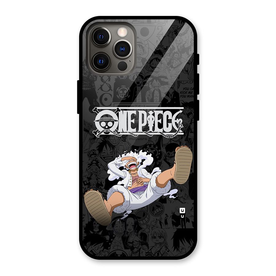 One Piece Manga Laughing Glass Back Case for iPhone 12 Pro