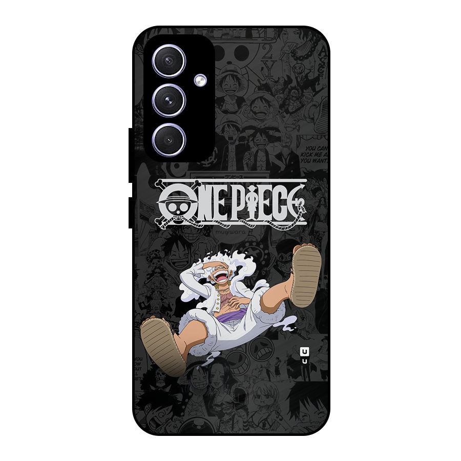 One Piece Manga Laughing Metal Back Case for Galaxy A54