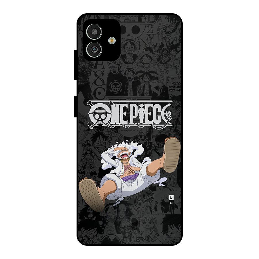 One Piece Manga Laughing Metal Back Case for Galaxy M13 5G
