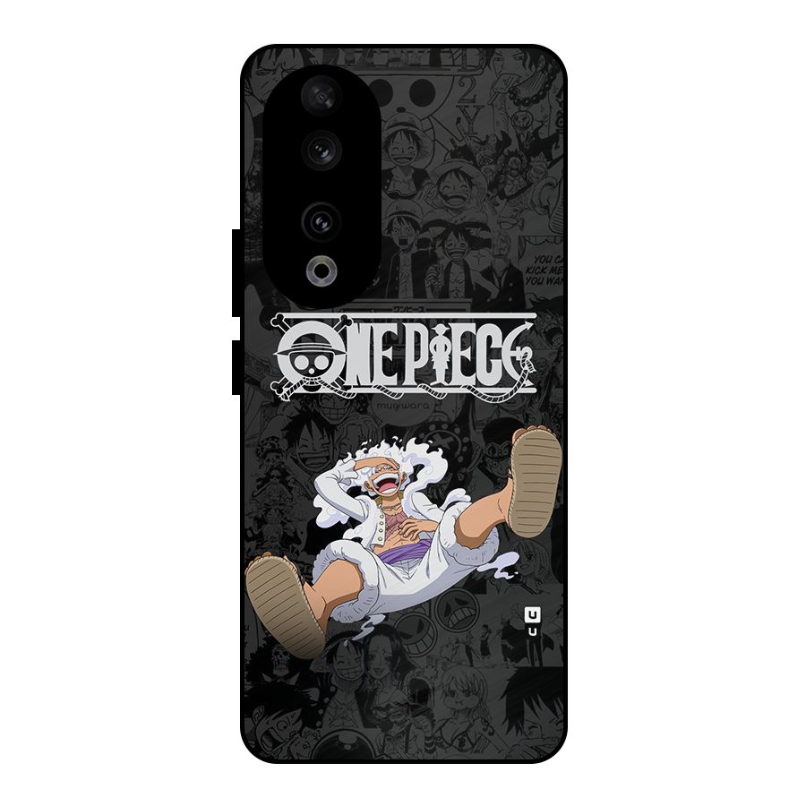 One Piece Manga Laughing Metal Back Case for Honor 90
