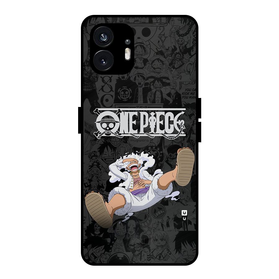 One Piece Manga Laughing Metal Back Case for Nothing Phone 2