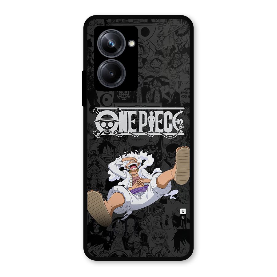 One Piece Manga Laughing Metal Back Case for Realme 10 Pro