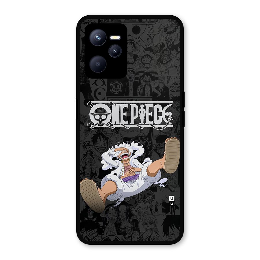 One Piece Manga Laughing Metal Back Case for Realme C35