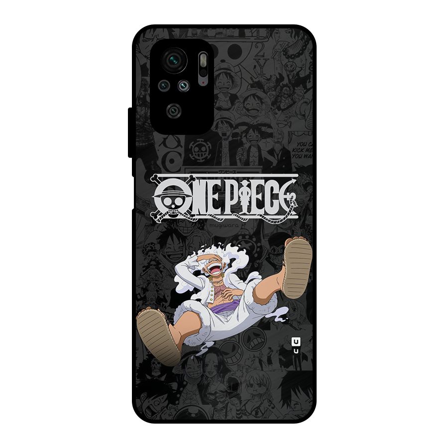 One Piece Manga Laughing Metal Back Case for Redmi Note 10S