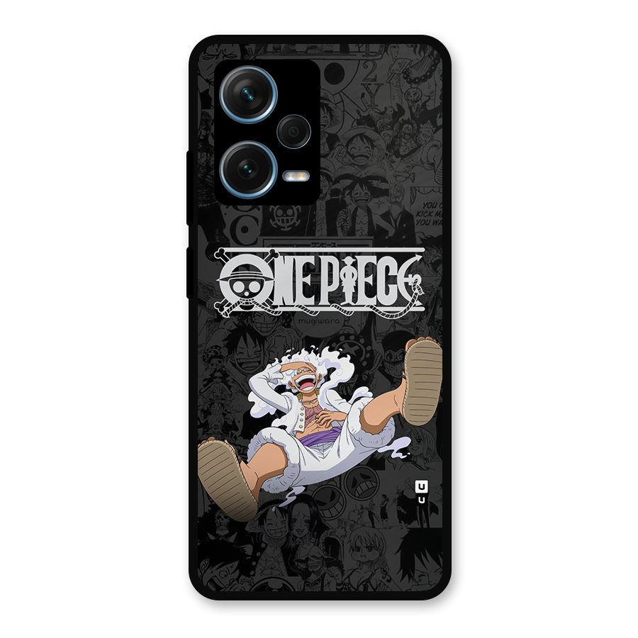 One Piece Manga Laughing Metal Back Case for Redmi Note 12 Pro Plus 5G