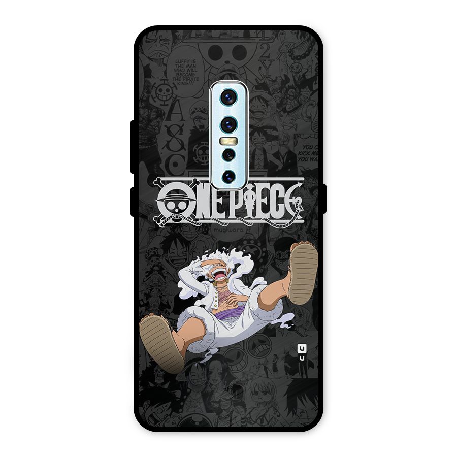 One Piece Manga Laughing Metal Back Case for Vivo V17 Pro