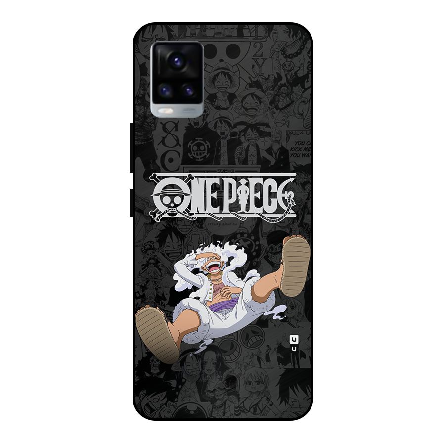 One Piece Manga Laughing Metal Back Case for Vivo V20 2021