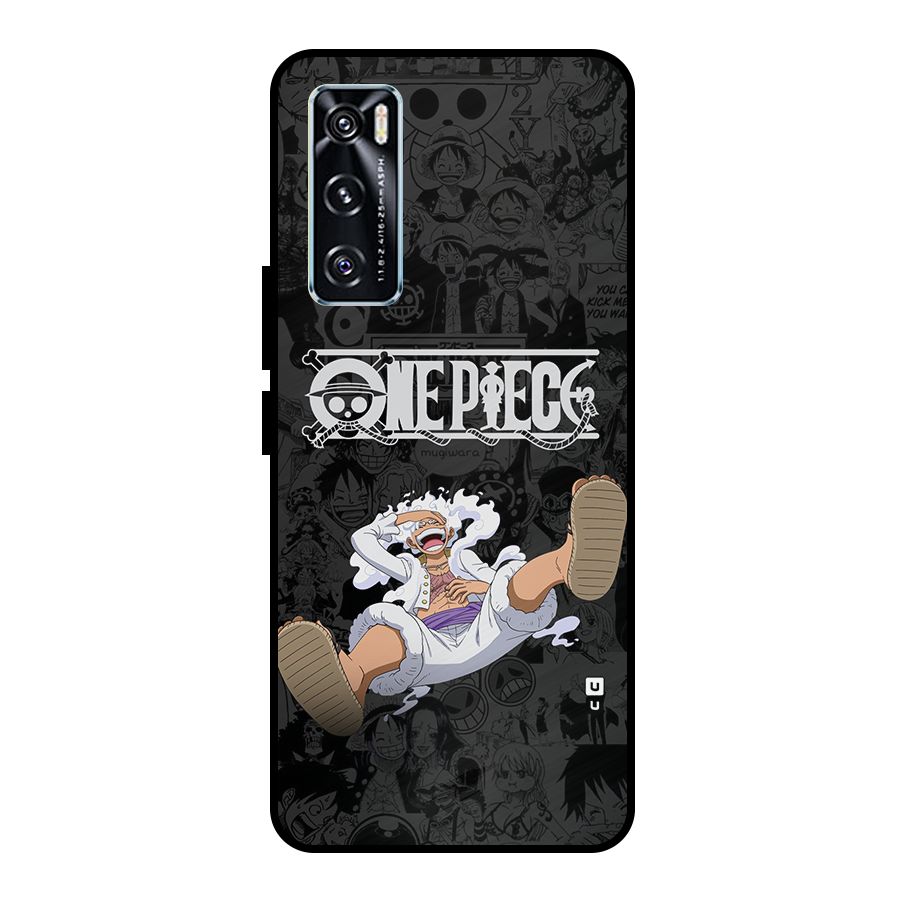 One Piece Manga Laughing Metal Back Case for Vivo V20 SE