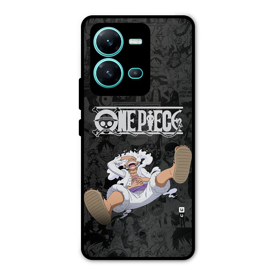 One Piece Manga Laughing Metal Back Case for Vivo V25
