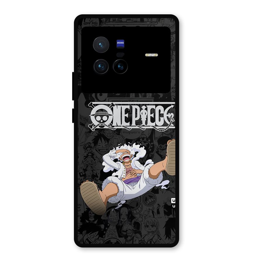One Piece Manga Laughing Metal Back Case for Vivo X80