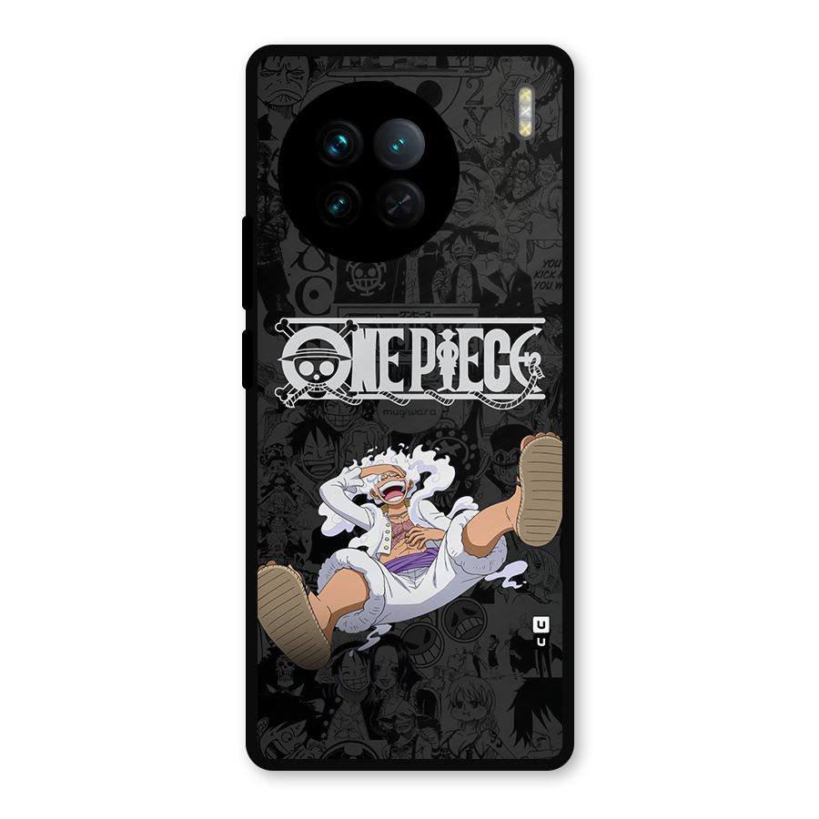 One Piece Manga Laughing Metal Back Case for Vivo X90