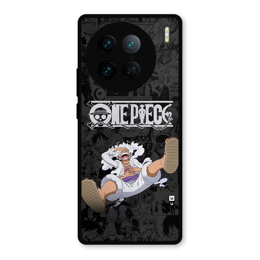 One Piece Manga Laughing Metal Back Case for Vivo X90 Pro
