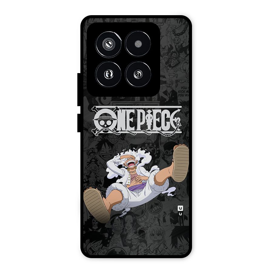 One Piece Manga Laughing Metal Back Case for Xiaomi 14 Pro