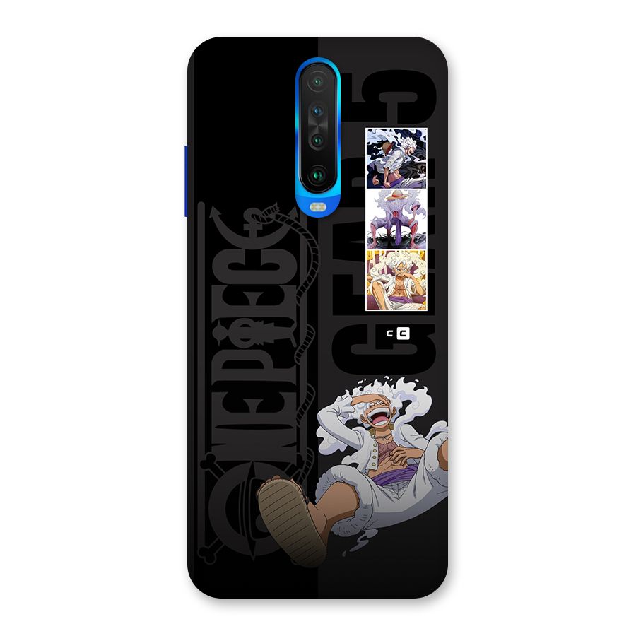 One Piece Monkey D LUffy Gear 5 Back Case for Poco X2