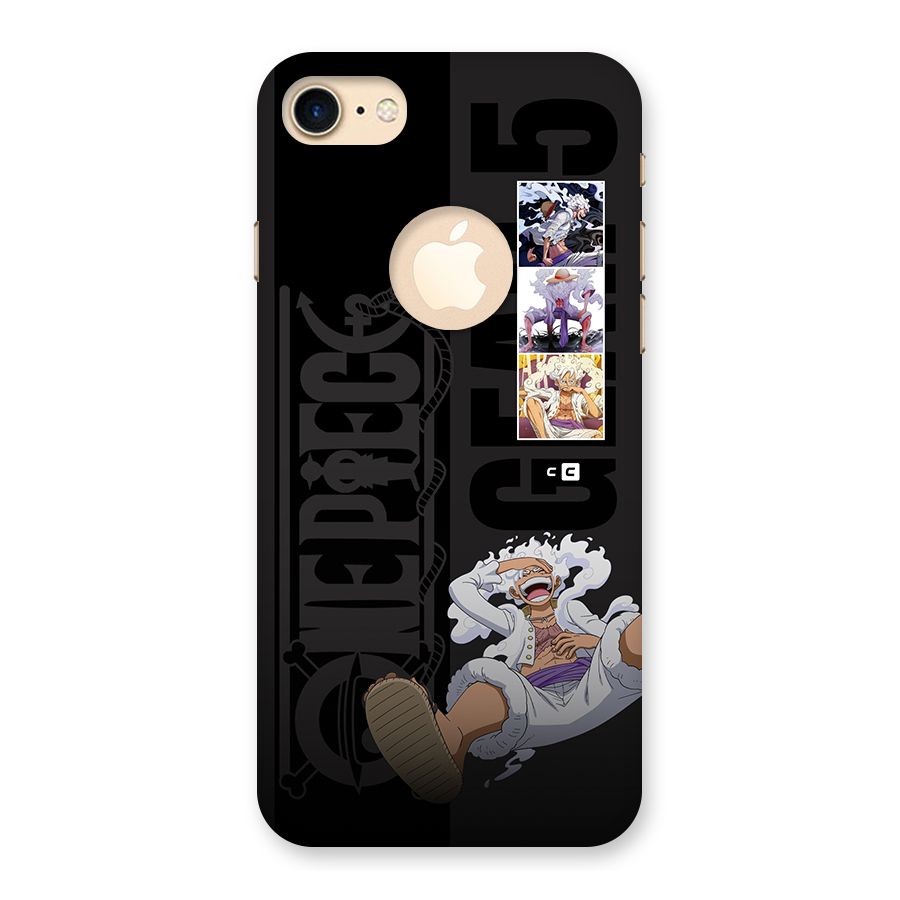 One Piece Monkey D LUffy Gear 5 Back Case for iPhone 7 Logo Cut