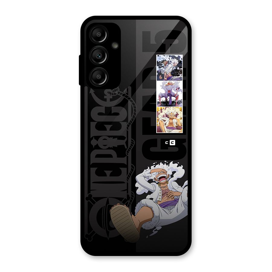 One Piece Monkey D LUffy Gear 5 Glass Back Case for Galaxy A14 5G