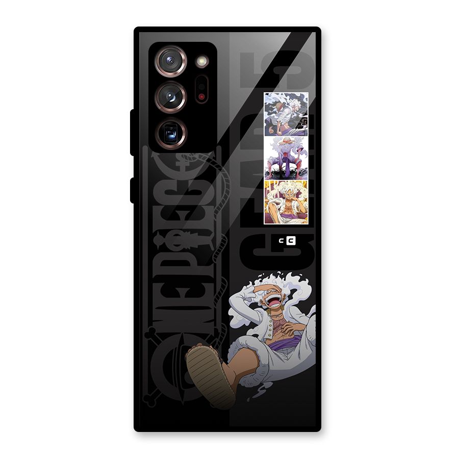 One Piece Monkey D LUffy Gear 5 Glass Back Case for Galaxy Note 20 Ultra