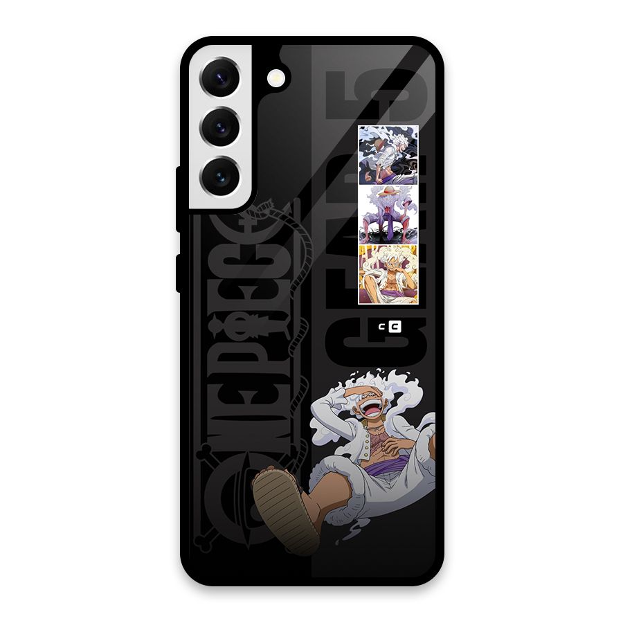 One Piece Monkey D LUffy Gear 5 Glass Back Case for Galaxy S22 Plus 5G