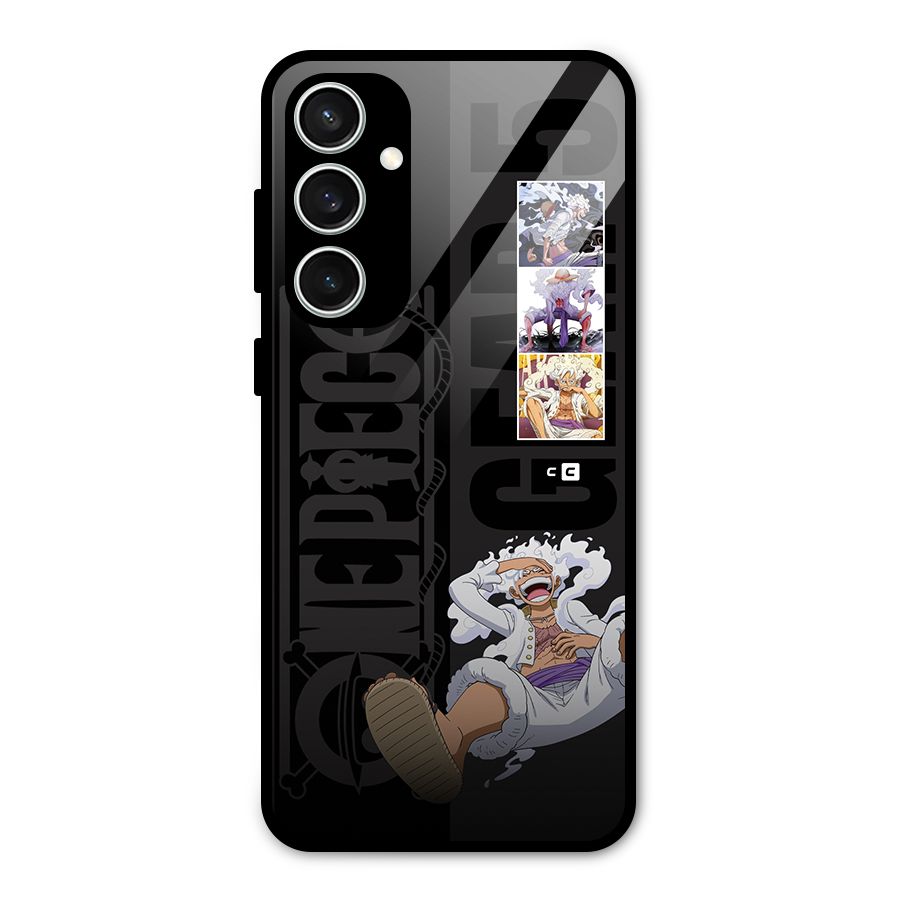 One Piece Monkey D LUffy Gear 5 Glass Back Case for Galaxy S23 FE