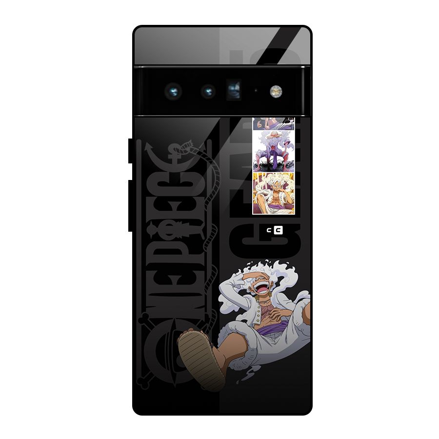 One Piece Monkey D LUffy Gear 5 Glass Back Case for Google Pixel 6 Pro