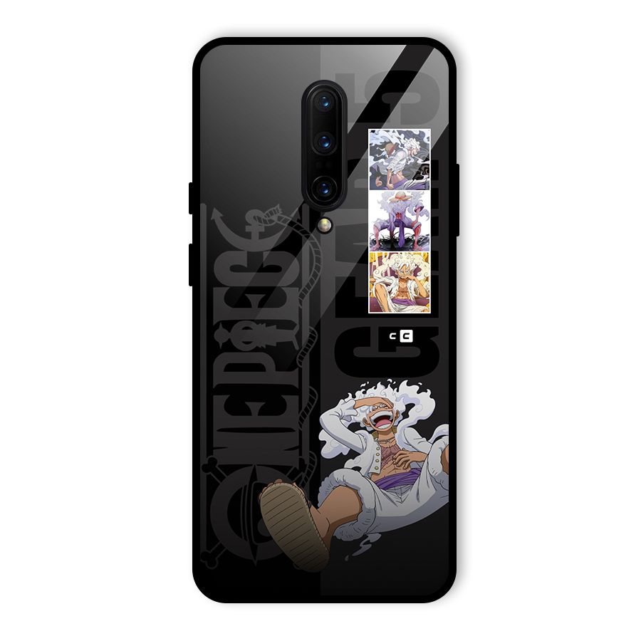 One Piece Monkey D LUffy Gear 5 Glass Back Case for OnePlus 7 Pro